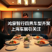 鸿蒙智行四界车型齐聚上海车展引关注（图4）