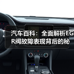 汽车百科:全面解析EGR阀故障表现背后的秘密(图3) 汽车百科:全面解析EGR阀故障表现背后的秘密(图3)