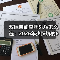 双区自动空调SUV怎么选：2026年少踩坑的6个真相与实测数据（图2）
