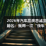 2026年汽车品牌忠诚度排名：我用一次“换车失败”看懂谁更值得长期买单（图3）