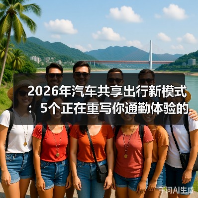 2026年汽车共享出行新模式:5个正在重写你通勤体验的变化(图3) 2026年汽车共享出行新模式:5个正在重写你通勤体验的变化(图3)