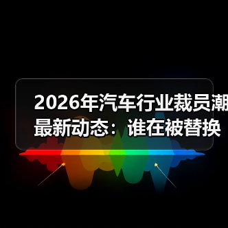 2026年汽车行业裁员潮最新动态:谁在被替换,谁在逆势加薪?(图3) 2026年汽车行业裁员潮最新动态:谁在被替换,谁在逆势加薪?(图3)