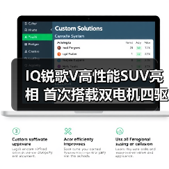 IQ锐歌V高性能SUV亮相 首次搭载双电机四驱（图1）