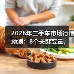 2026年二手车市场行情预测：8个关键变量，买车卖车都不吃亏（图1）