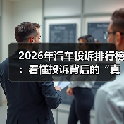 2026年汽车投诉排行榜：看懂投诉背后的“真问题”，别再被配置表骗了（图4）