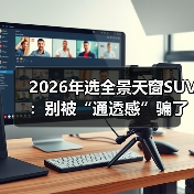 2026年选全景天窗SUV：别被“通透感”骗了，这5件事更关键