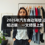 2026年汽车自动驾驶法规进展：一文搞懂上路边界与商业机会（图1）