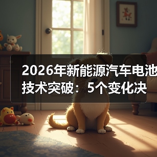 2026年新能源汽车电池技术突破:5个变化决定续航与安全(图3) 2026年新能源汽车电池技术突破:5个变化决定续航与安全(图3)