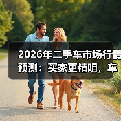 2026年二手车市场行情预测:买家更精明,车商更难赚?(图3) 2026年二手车市场行情预测:买家更精明,车商更难赚?(图3)