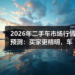 2026年二手车市场行情预测:买家更精明,车商更难赚?(图2) 2026年二手车市场行情预测:买家更精明,车商更难赚?(图2)