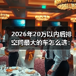 2026年20万以内后排空间最大的车怎么选:实测数据+避坑清单(图1) 2026年20万以内后排空间最大的车怎么选:实测数据+避坑清单(图1)