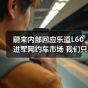 蔚来内部回应乐道L60进军网约车市场 我们只是卖(图1) 蔚来内部回应乐道L60进军网约车市场 我们只是卖(图1)