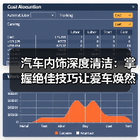 汽车内饰深度清洁：掌握绝佳技巧让爱车焕然新生