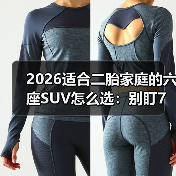 2026适合二胎家庭的六座SUV怎么选：别盯7座，6座更香（图2）