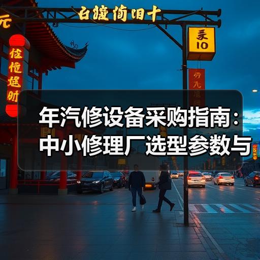 年汽修设备采购指南：中小修理厂选型参数与预算分析