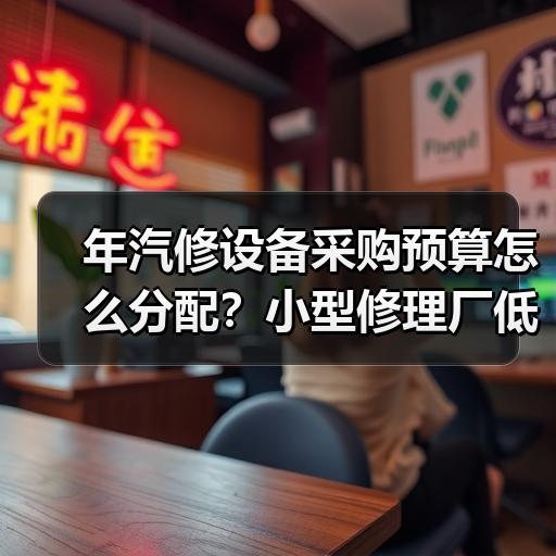 年汽修设备采购预算怎么分配？小型修理厂低成本配置思路