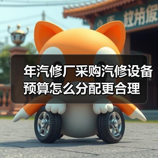 年汽修厂采购汽修设备预算怎么分配更合理