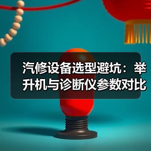 汽修设备选型避坑：举升机与诊断仪参数对比要看哪些指标