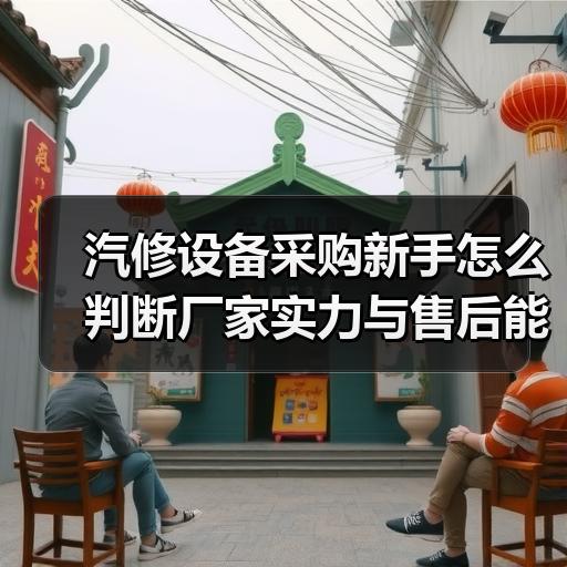 汽修设备采购新手怎么判断厂家实力与售后能力