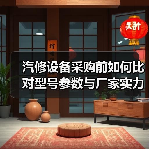 汽修设备采购前如何比对型号参数与厂家实力