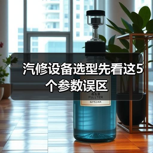 汽修设备选型先看这5个参数误区